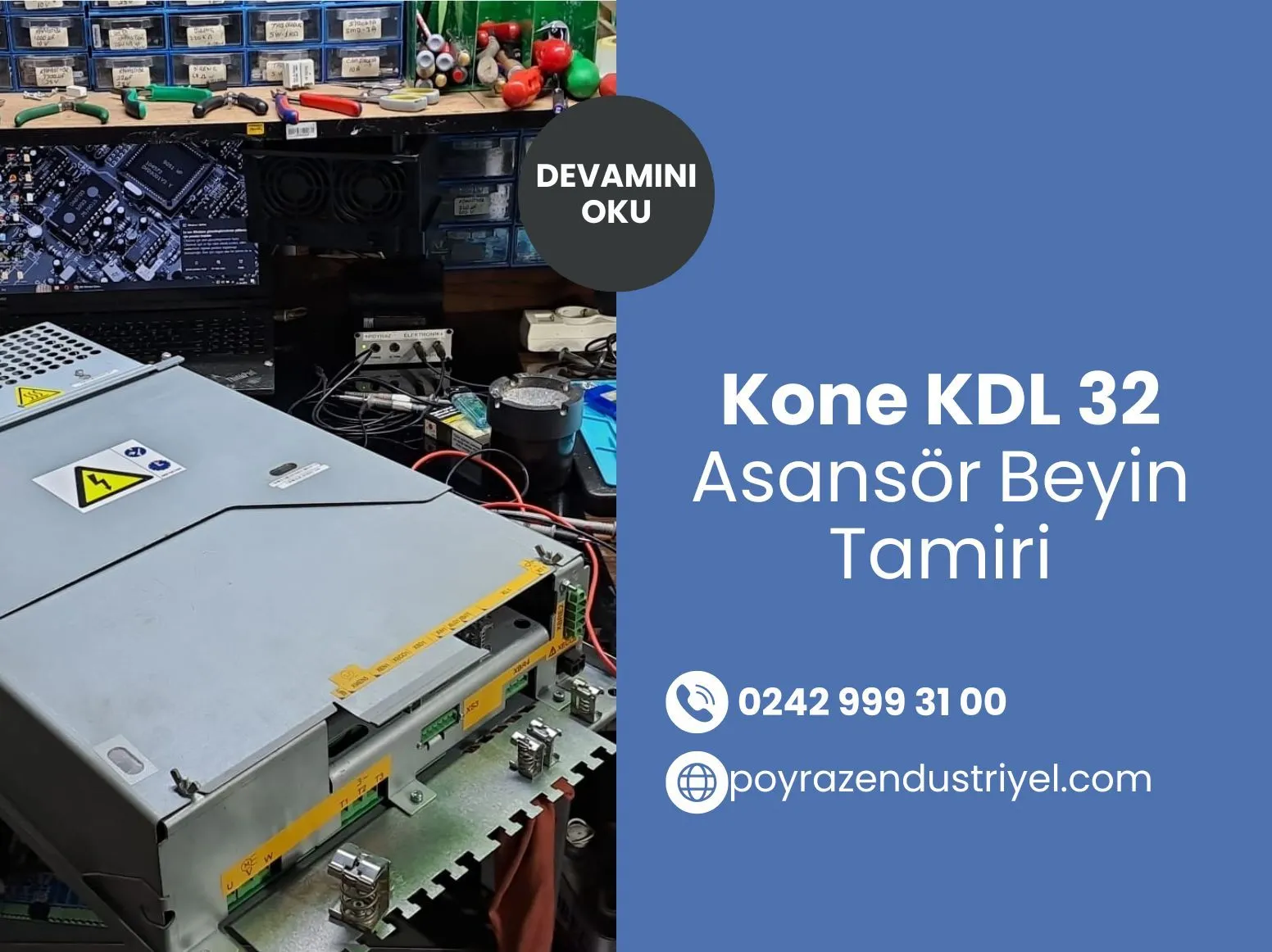 Kone Kdl 32 Asansör Beyin Tamiri